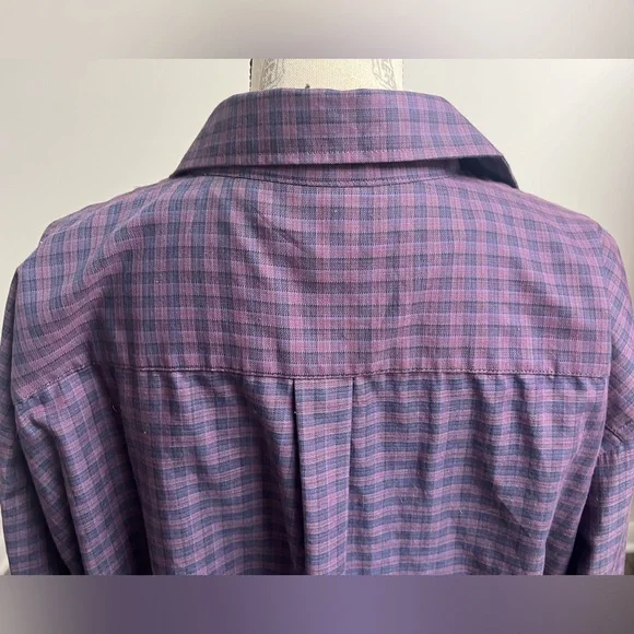 NWOT Men’s Purple Button Up Shirt! - Picture 6 of 13